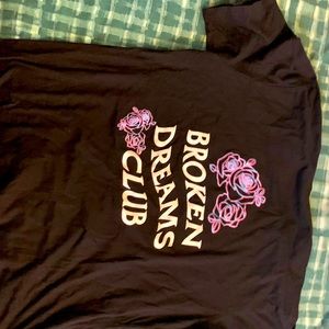 Romwe Graphic T-Shirt “Broken Dreams Club”